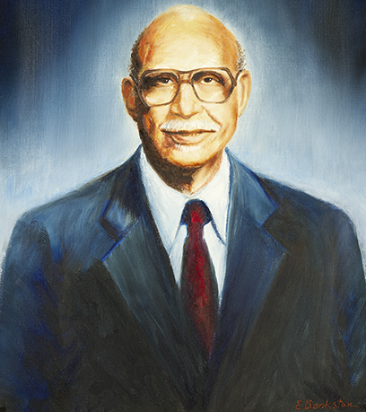 Un retrato de Oliver Hill, Sr.