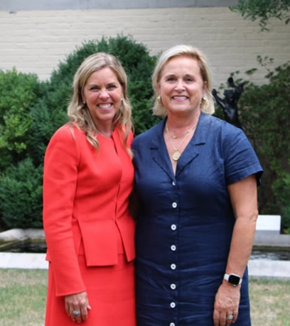 La primera dama con Doro Bush