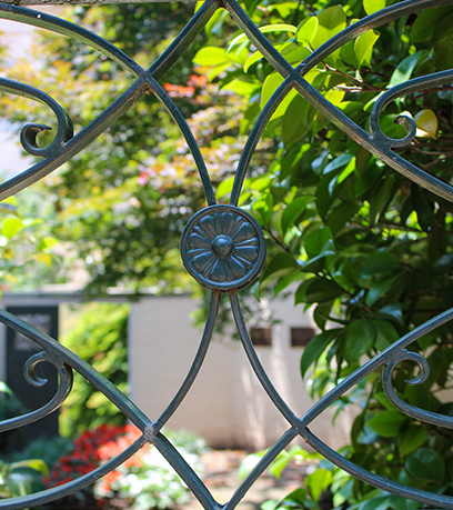 Una imagen del jardín Valentine-Jackson